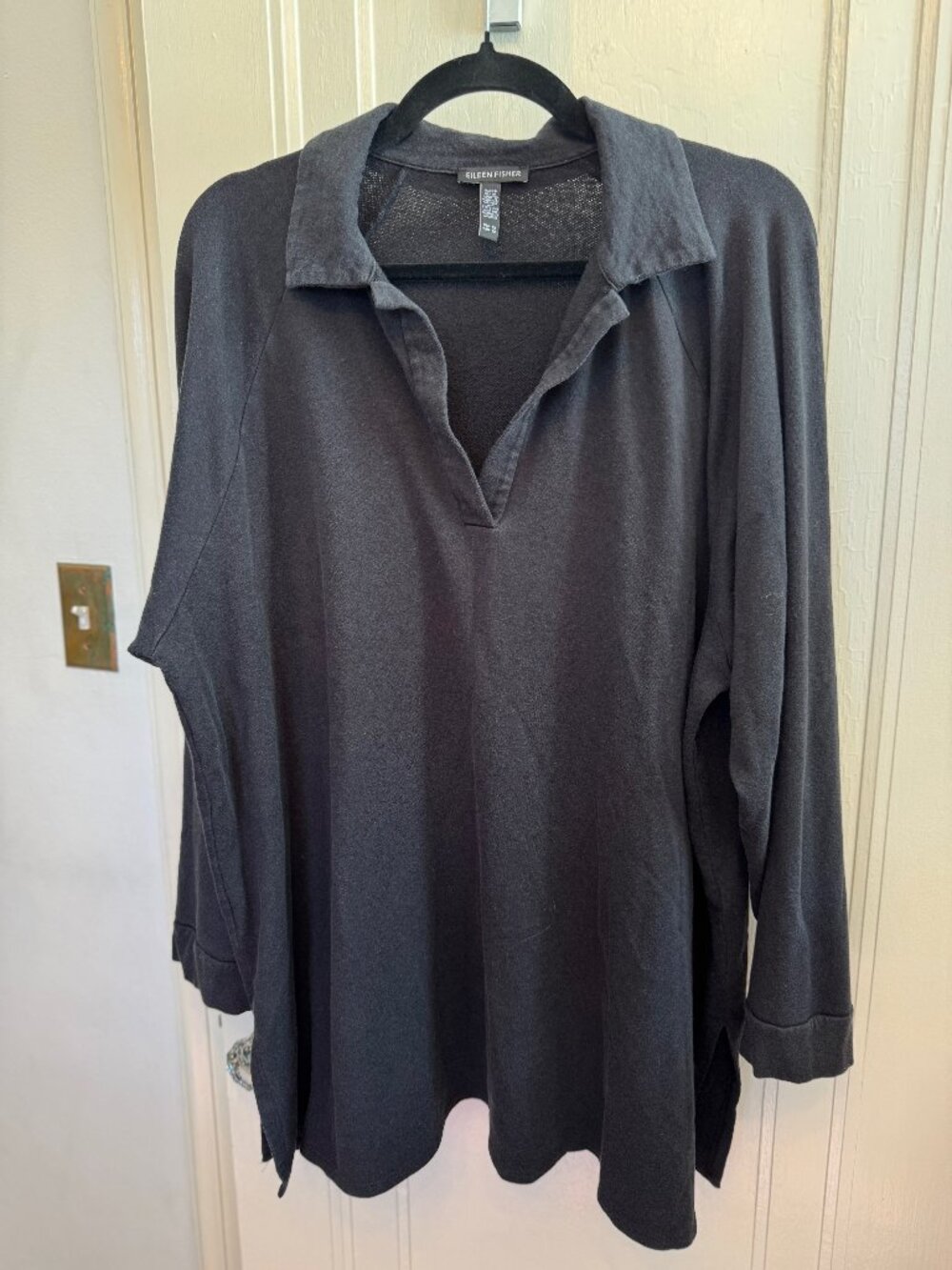 Eileen Fisher Collared Tunic Sweatshirt Size 1X
